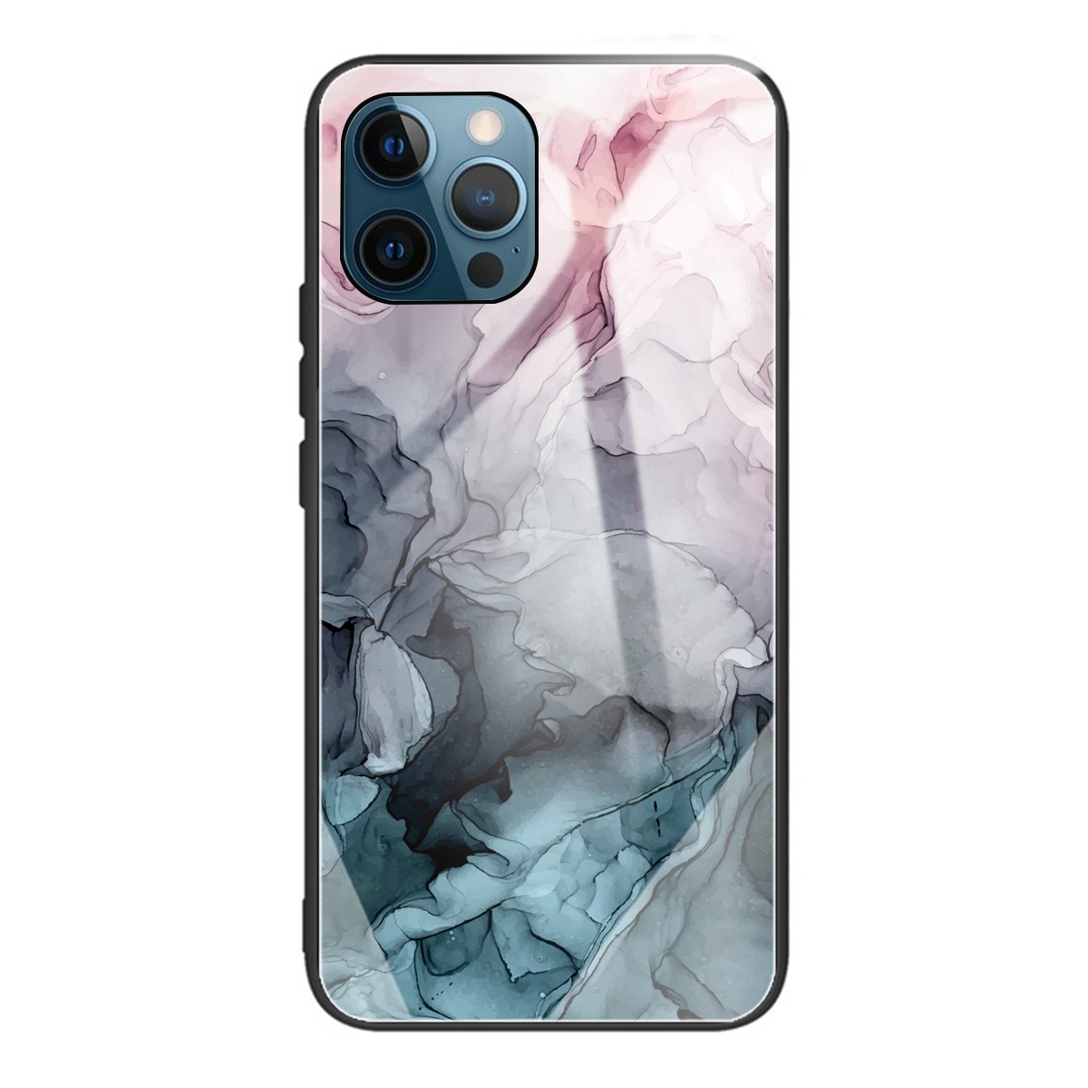 Abstract Marble Pattern Glass Protective Case For iPhone 11(Abstract Light Pink) Abstract Marble Pattern Glass Protective Case For iPhone 11(Abstract Light Pink)