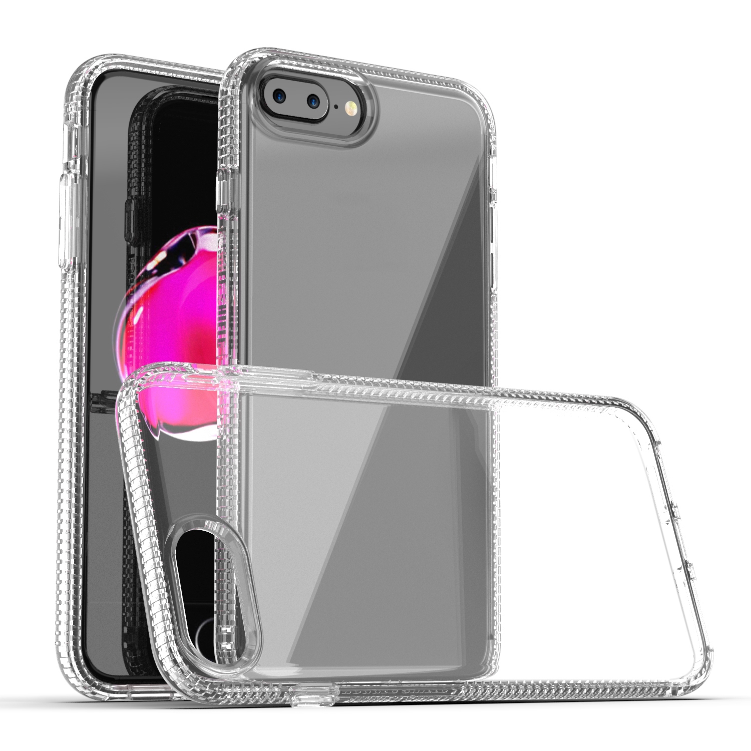 Shockproof Transparent TPU Airbag Protective Case For iPhone 6 Plus / 6s Plus Shockproof Transparent TPU Airbag Protective Case For iPhone 6 Plus / 6s Plus