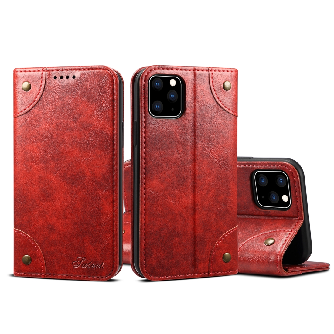 For iPhone 11 Pro Baroque Simple Horizontal Flip Leather Case, with Holder & Card Slots & Wallet(Red) For iPhone 11 Pro Baroque Simple Horizontal Flip Leather Case, with Holder & Card Slots & Wallet(Red)
