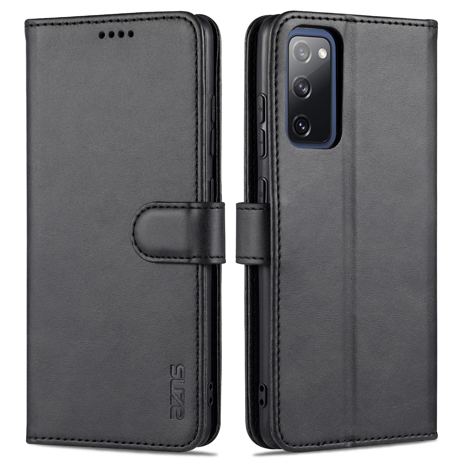 For Samsung Galaxy S20 FE / S20 Lite / S20 Fan Edition / S20 FE 5G / S20 FE 2022 AZNS Skin Feel Calf Texture Horizontal Flip Leather Case with Card Slots & Holder & Wallet(Black) For Samsung Galaxy S20 FE / S20 Lite / S20 Fan Edition / S20 FE 5G / S20 FE 2022 AZNS Skin Feel Calf Texture Horizontal Flip Leather Case with Card Slots & Holder & Wallet(Black)