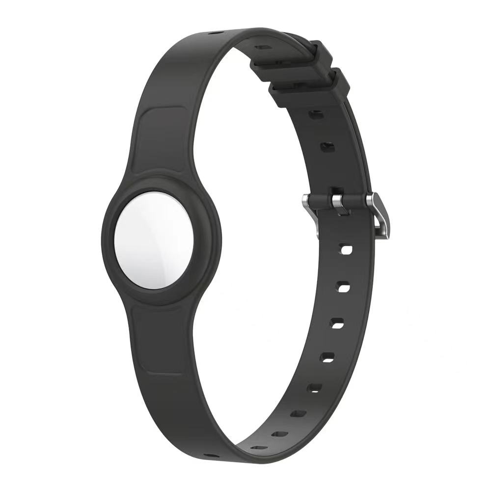 Mutural 2 in 1 Pet Collar Silicone Protective Case for AirTag(Black) Mutural 2 in 1 Pet Collar Silicone Protective Case for AirTag(Black)