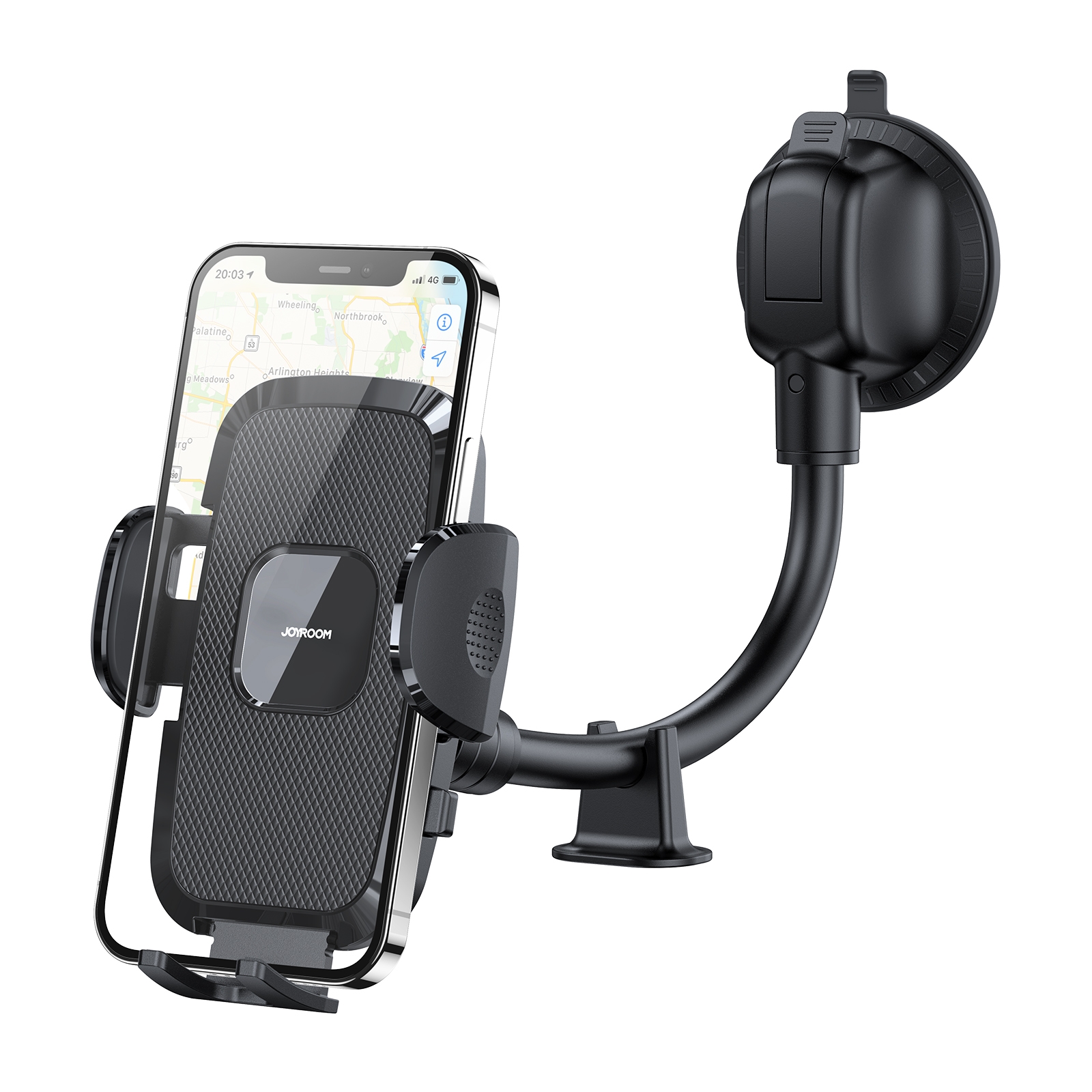 JOYROOM JR-ZS259 360 Degree Rotation Mechanical Car Holder, Style: Long Arm Sucker(Black) JOYROOM JR-ZS259 360 Degree Rotation Mechanical Car Holder, Style: Long Arm Sucker(Black)