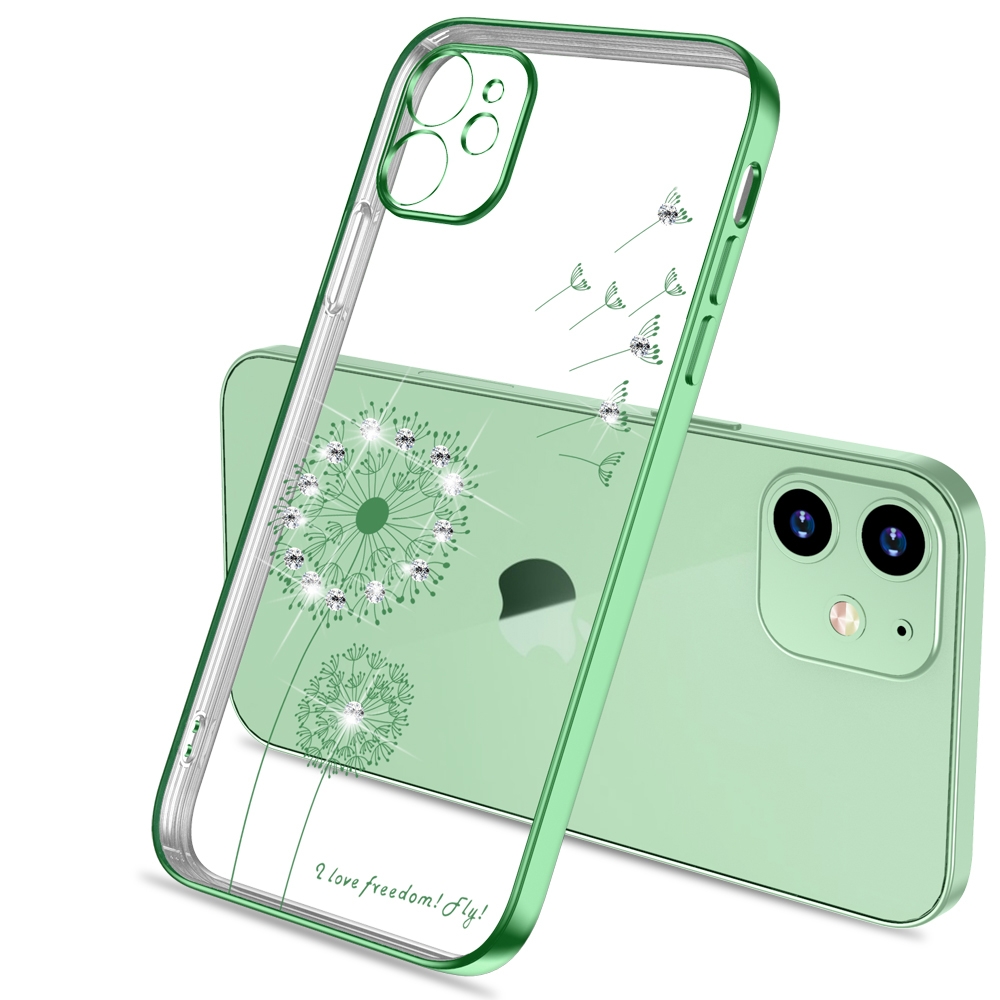 For iPhone 11 Pro Ultra-thin Electroplating Dandelion Pattern Protective Case (Green) For iPhone 11 Pro Ultra-thin Electroplating Dandelion Pattern Protective Case (Green)