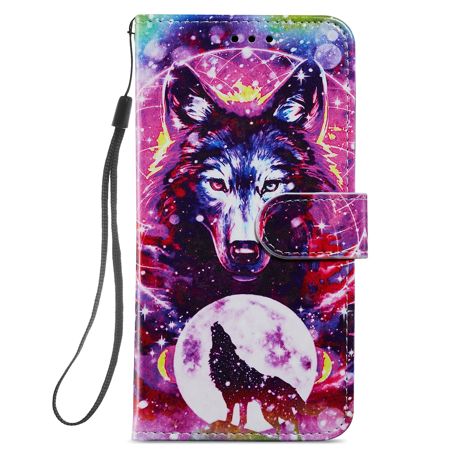 For Samsung Galaxy S21 Ultra 5G Painted Pattern Horizontal Flip Leather Case with Holder & Card Slots & Photo Frame(Wolf Totem) For Samsung Galaxy S21 Ultra 5G Painted Pattern Horizontal Flip Leather Case with Holder & Card Slots & Photo Frame(Wolf Totem)