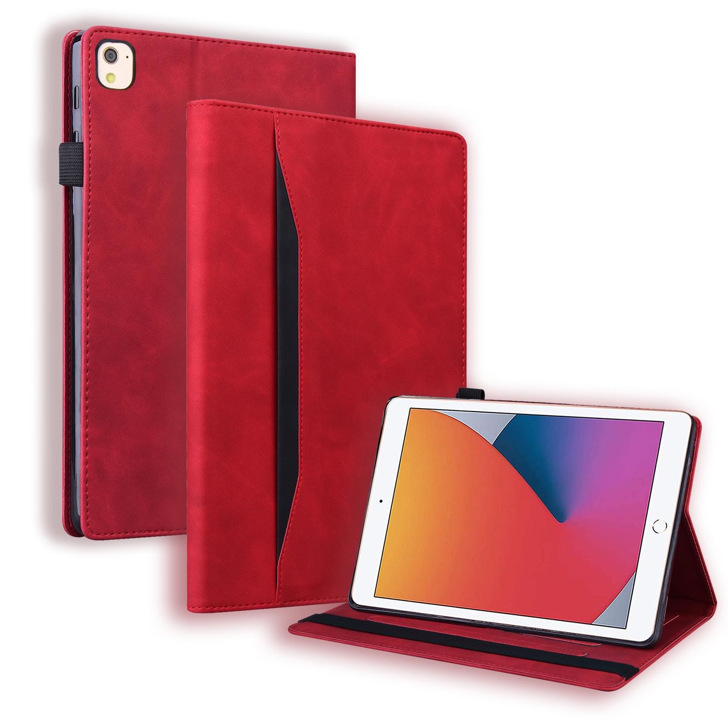 For iPad 10.2 2019 & 2020 / Pro 10.5 inch Business Shockproof Horizontal Flip Leather Case with Holder & Card Slots & Photo Frame & Pen Slot & Sleep / Wake-up Function(Red) For iPad 10.2 2019 & 2020 / Pro 10.5 inch Business Shockproof Horizontal Flip Leather Case with Holder & Card Slots & Photo Frame & Pen Slot & Sleep / Wake-up Function(Red)