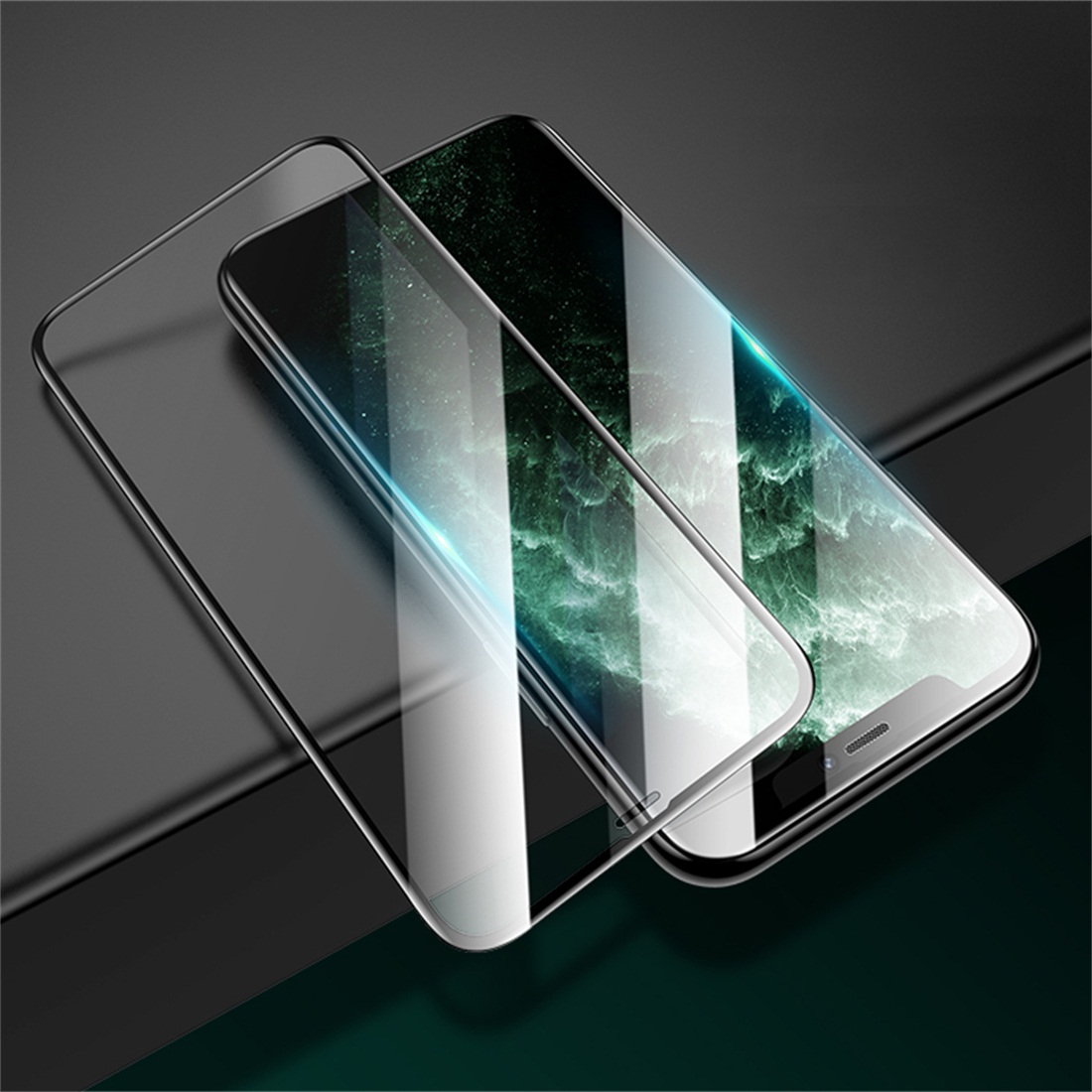 For iPhone 11 / XR USAMS US-BH547 9D Curved High Clear Full Screen Tempered Glass Film