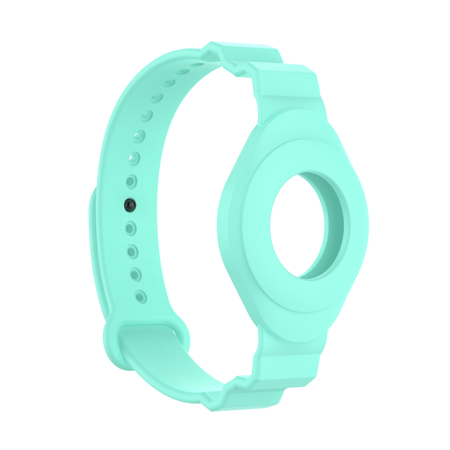 Armor Silicone Strap Watchband for Apple Airtag, Size: One Size(Mint Green) Armor Silicone Strap Watchband for Apple Airtag, Size: One Size(Mint Green)