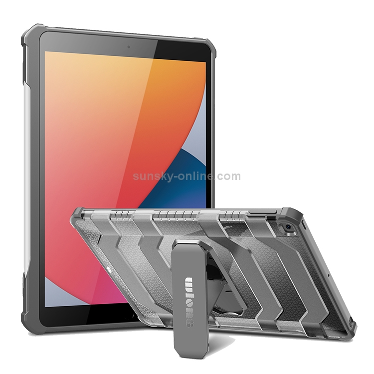 For iPad 10.2 2020 / 2019 / Air 2019 10.5 wlons Explorer Series PC + TPU Protective Tablet Case with Folding Holder(Gray) For iPad 10.2 2020 / 2019 / Air 2019 10.5 wlons Explorer Series PC + TPU Protective Tablet Case with Folding Holder(Gray)