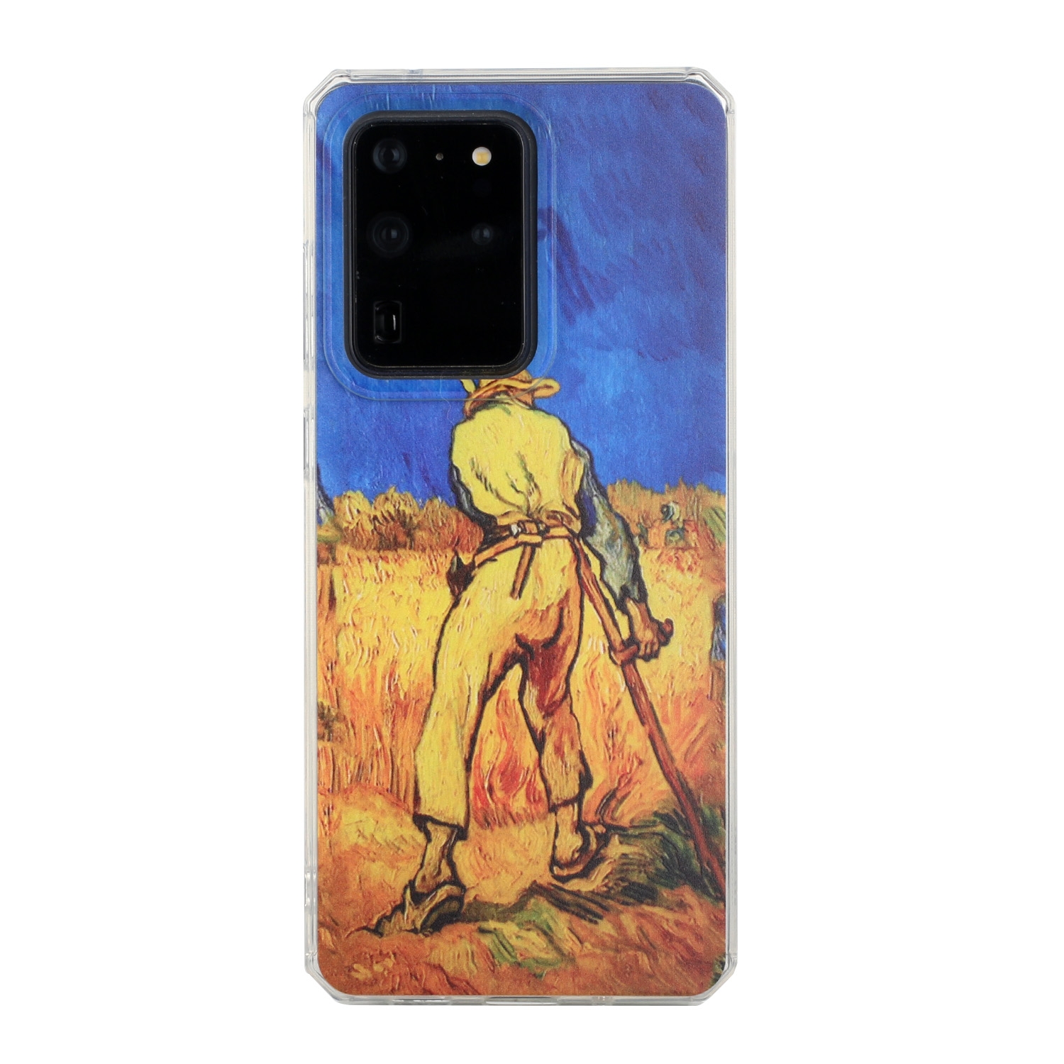 For Samsung Galaxy S21 Ultra 5G Oil Painting Pattern TPU Shockproof Case(Wheat Field) For Samsung Galaxy S21 Ultra 5G Oil Painting Pattern TPU Shockproof Case(Wheat Field)