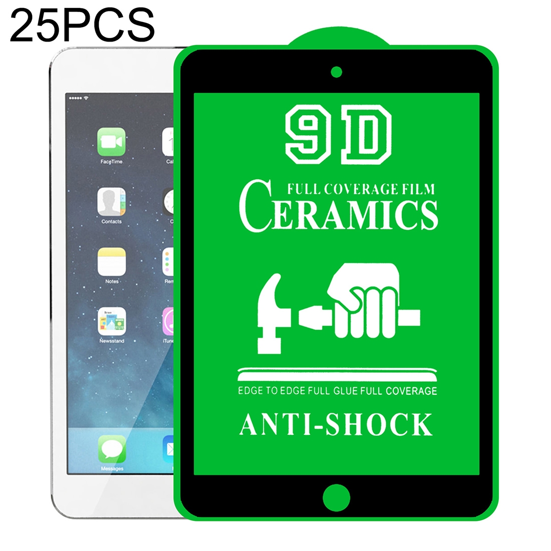 25 PCS 9D Full Screen Full Glue Ceramic Film For iPad mini 3 / 2 / 1 25 PCS 9D Full Screen Full Glue Ceramic Film For iPad mini 3 / 2 / 1