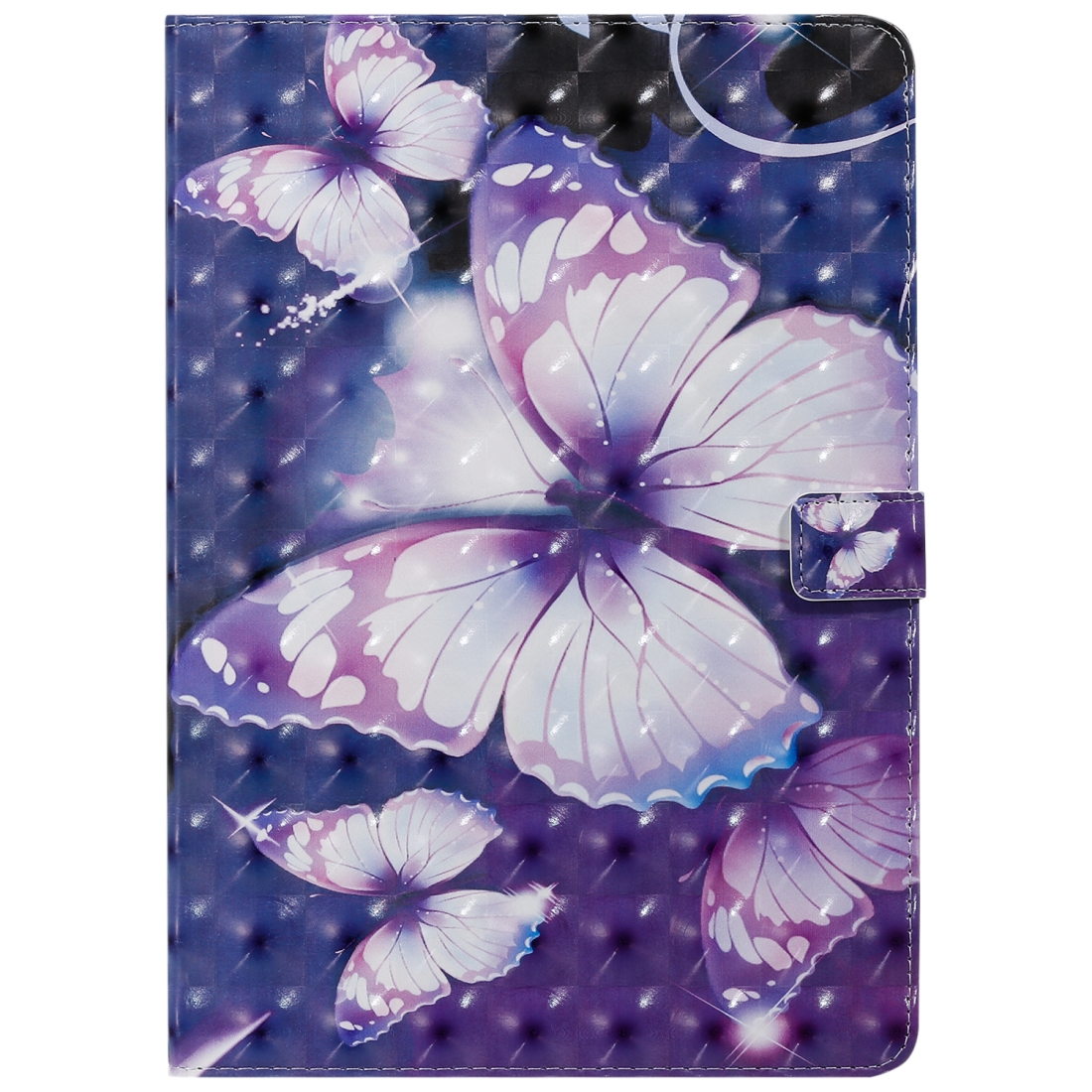 For iPad 10.2 / Pro 10.5 / Air 2019 3D Colored Drawing Horizontal Flip Leather Case with Holder & Card Slots & Wallet & Sleep / Wake-up Function(Purple Butterfly) For iPad 10.2 / Pro 10.5 / Air 2019 3D Colored Drawing Horizontal Flip Leather Case with Holder & Card Slots & Wallet & Sleep / Wake-up Function(Purple Butterfly)