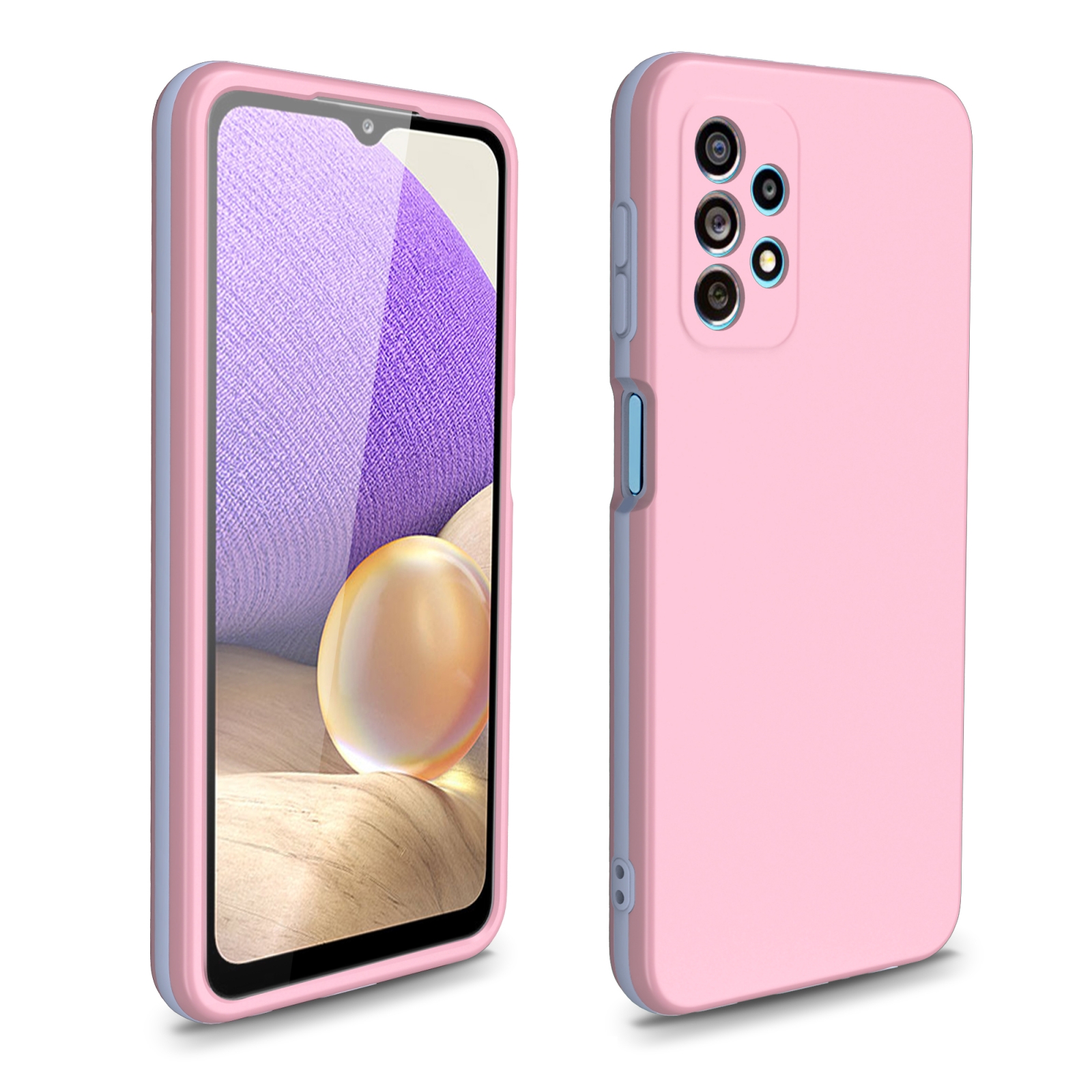 For Samsung Galaxy S21 Ultra 5G Dual-color 360 Degrees Full Coverage Protective PC + TPU Shockproof Case(Pink) For Samsung Galaxy S21 Ultra 5G Dual-color 360 Degrees Full Coverage Protective PC + TPU Shockproof Case(Pink)