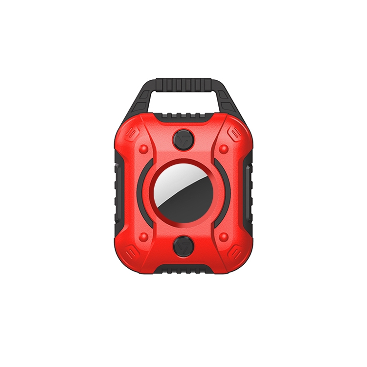 King Kong Series TPU+PC Protective Cover Case For AirTag(Black+Red) King Kong Series TPU+PC Protective Cover Case For AirTag(Black+Red)