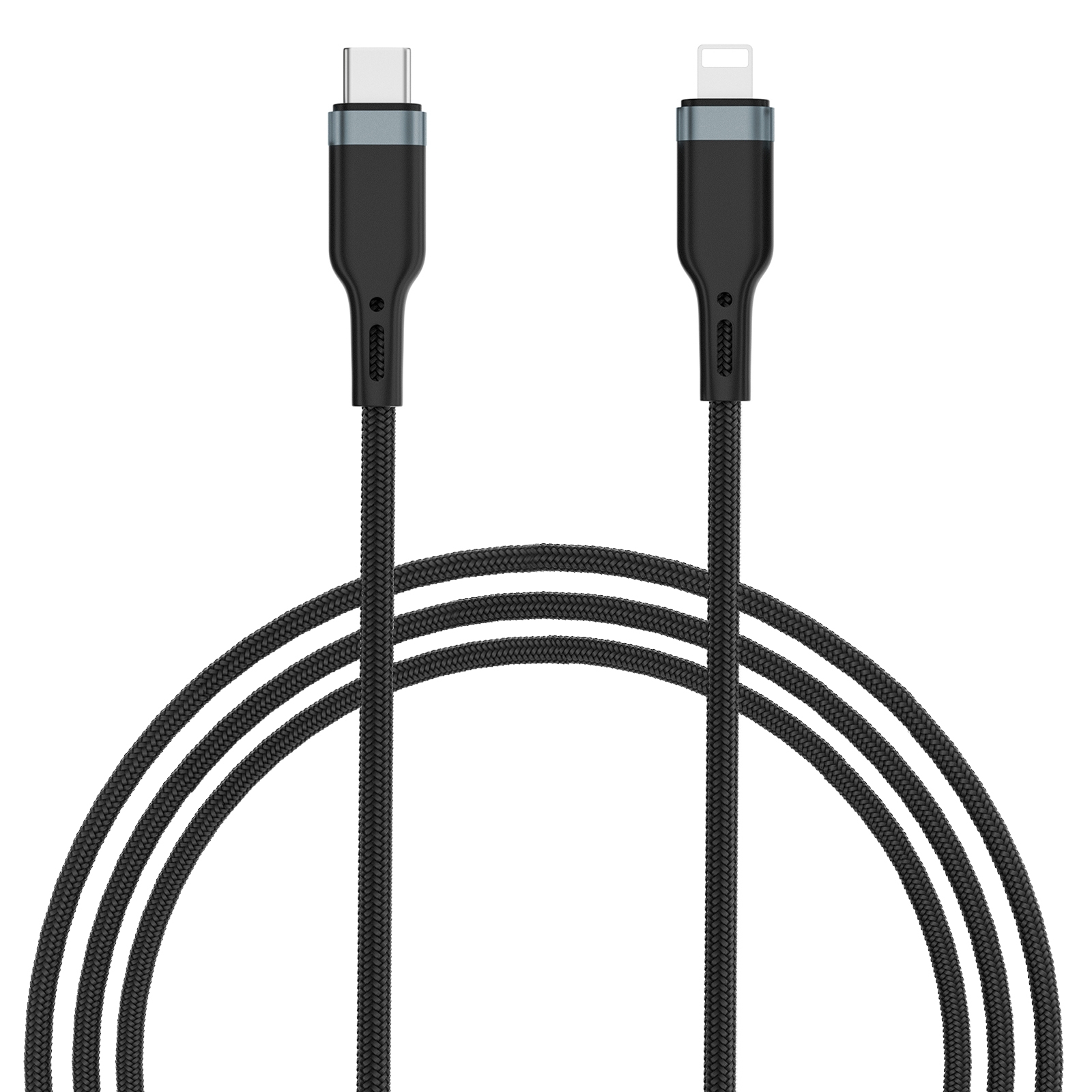 WIWU PT04 USB-C / Type-C to 8 Pin Platinum Data Cable, Cable Length:3m(Black) WIWU PT04 USB-C / Type-C to 8 Pin Platinum Data Cable, Cable Length:3m(Black)