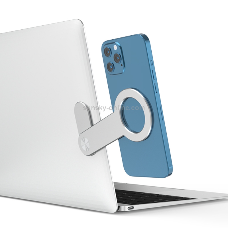 R-JUST SJ05-12 Multi-function Laptop Notebook Round Magnetic Expanded Metal Bracket Holder for iPhone 13 Series(Silver) R-JUST SJ05-12 Multi-function Laptop Notebook Round Magnetic Expanded Metal Bracket Holder for iPhone 13 Series(Silver)