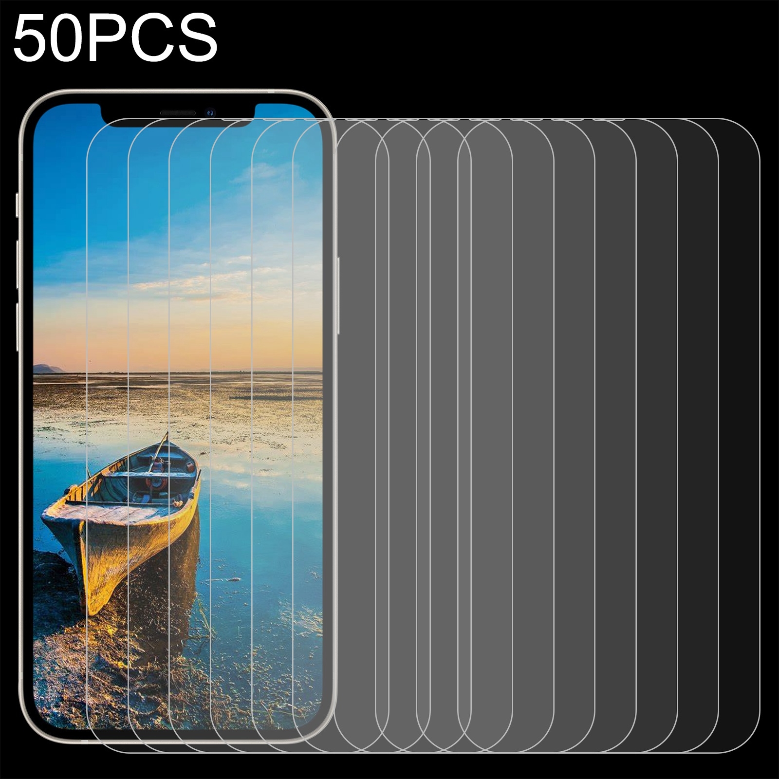 For iPhone 13 Pro Max 50pcs 0.26mm 9H 2.5D Tempered Glass Film For iPhone 13 Pro Max 50pcs 0.26mm 9H 2.5D Tempered Glass Film