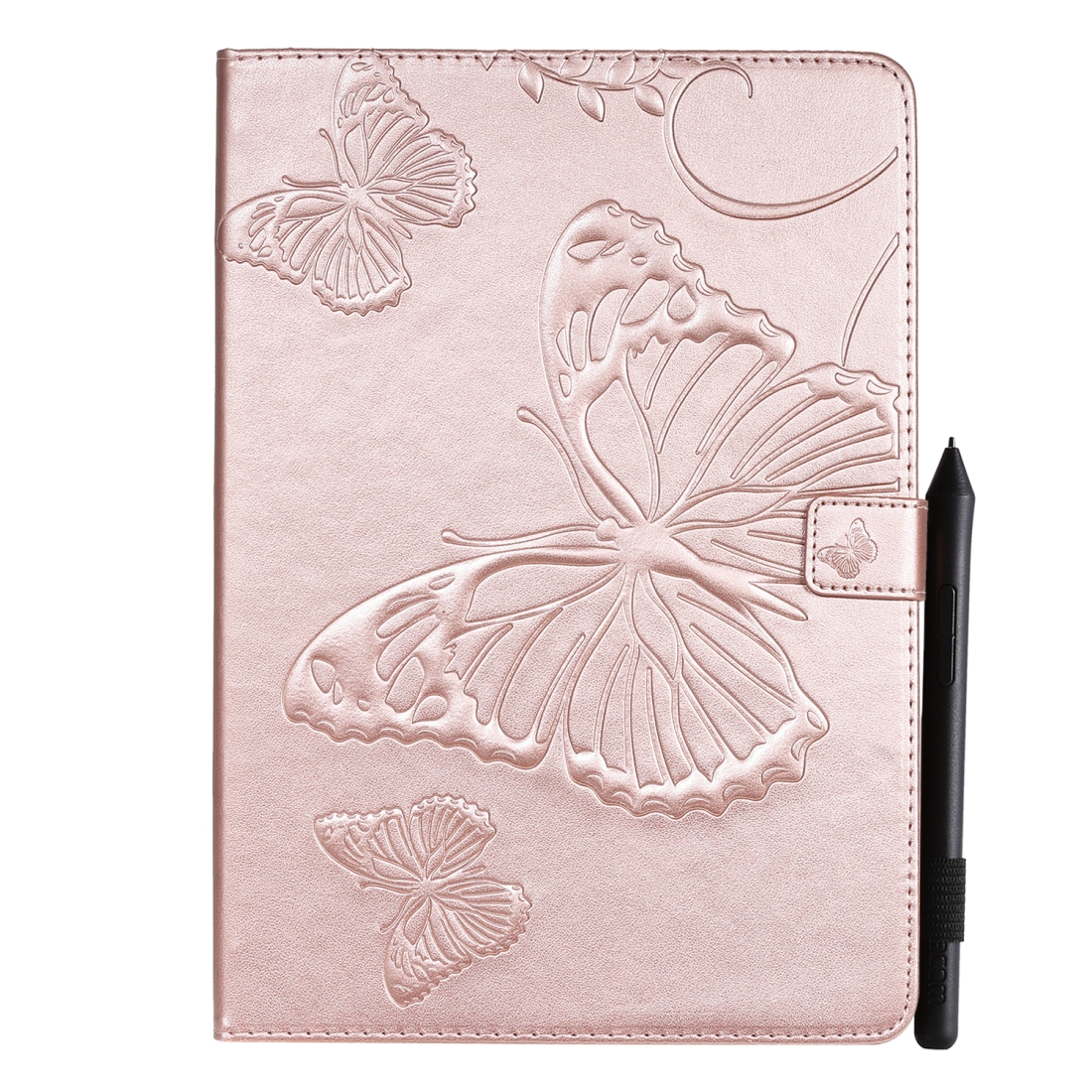 For iPad 10.2 / Pro 10.5 / Air 2019 Pressed Printing Butterfly Pattern Horizontal Flip PU Leather Case with Holder & Card Slots & Wallet & Pen Slot(Rose Gold) For iPad 10.2 / Pro 10.5 / Air 2019 Pressed Printing Butterfly Pattern Horizontal Flip PU Leather Case with Holder & Card Slots & Wallet & Pen Slot(Rose Gold)