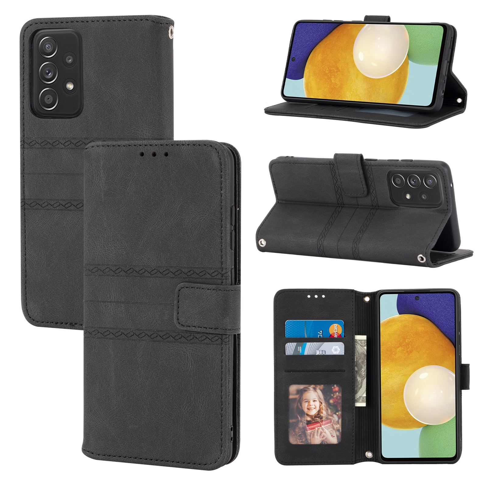 For Samsung Galaxy S20 FE 5G Embossed Striped Magnetic Buckle PU + TPU Horizontal Flip Leather Case with Holder & Card Slot & Wallet & Photo Frame & Sling(Black) For Samsung Galaxy S20 FE 5G Embossed Striped Magnetic Buckle PU + TPU Horizontal Flip Leather Case with Holder & Card Slot & Wallet & Photo Frame & Sling(Black)
