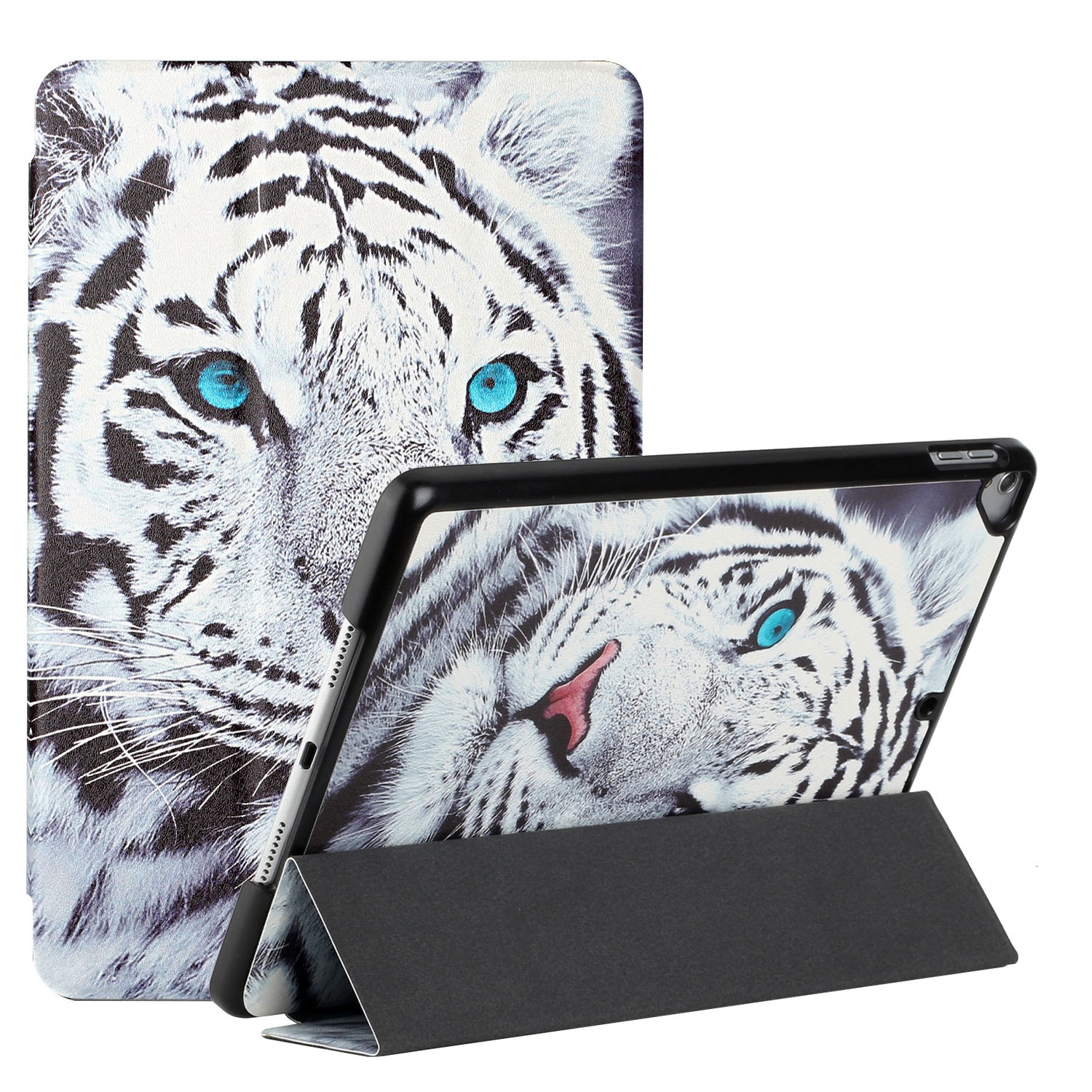 Silk Texture Colored Drawing Pattern Horizontal Flip Magnetic PU Leather Case with Three-folding Holder & Sleep / Wake-up Function For iPad Pro10.5 2017/Air 10.5 2019/10.2 2019 /10.2 2020(Tiger) Silk Texture Colored Drawing Pattern Horizontal Flip Magnetic PU Leather Case with Three-folding Holder & Sleep / Wake-up Function For iPad Pro10.5 2017/Air 10.5 2019/10.2 2019 /10.2 2020(Tiger)