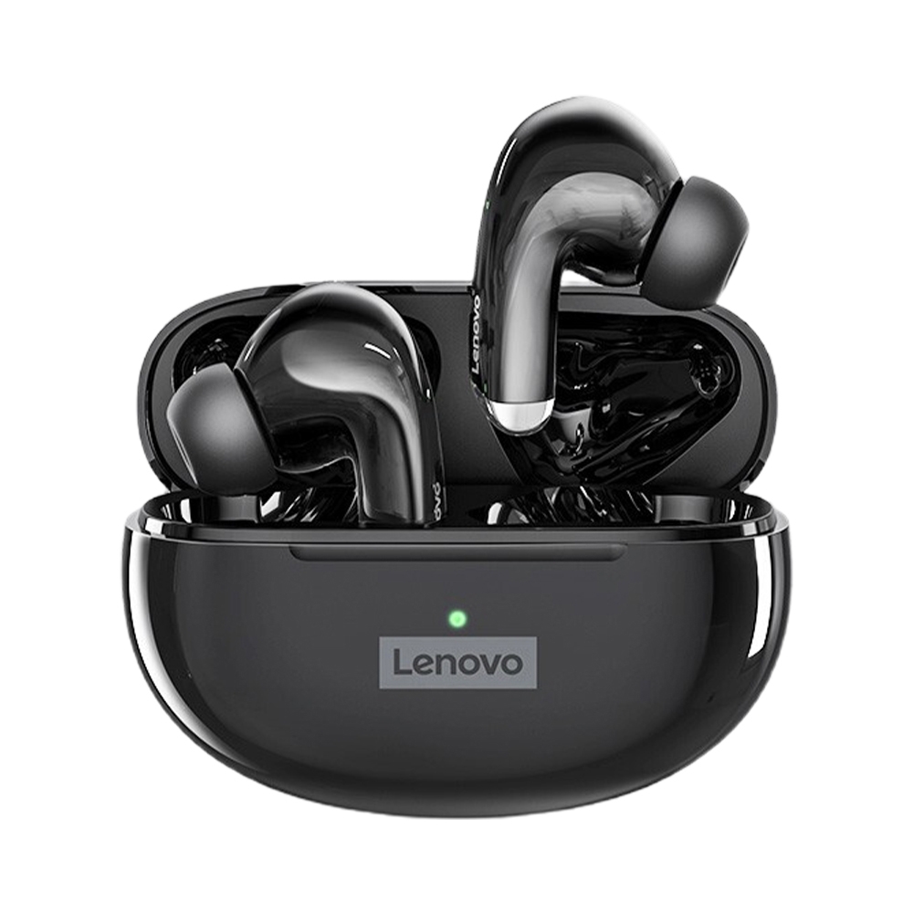 Lenovo LP5 Bluetooth 5.0 Intelligent Noise Reduction Wireless Bluetooth Earphone, STK Version(Black) Lenovo LP5 Bluetooth 5.0 Intelligent Noise Reduction Wireless Bluetooth Earphone, STK Version(Black)