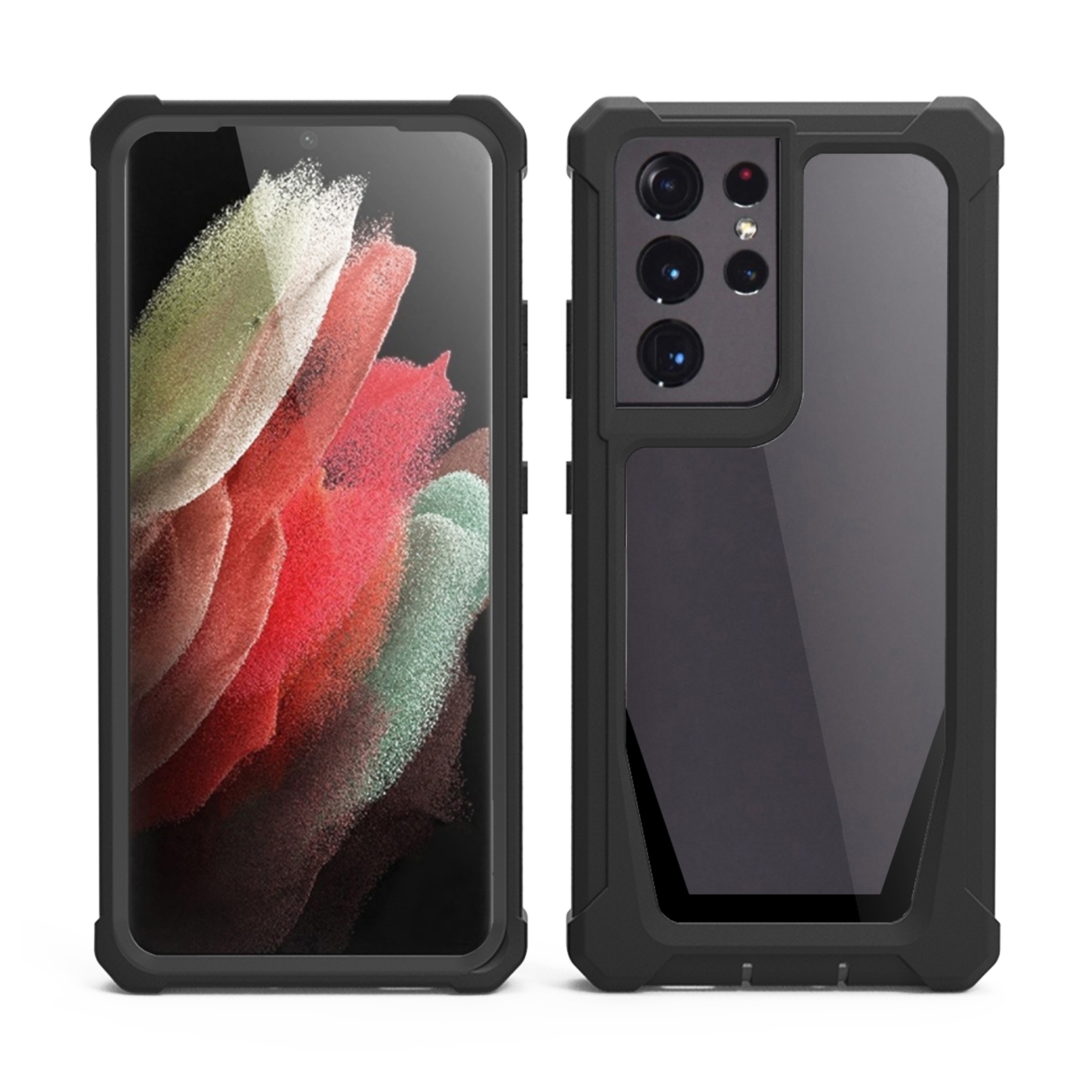 For Samsung Galaxy S21 Ultra 5G Stellar Space PC + TPU 360 Degree All-inclusive Shockproof Case(Black) For Samsung Galaxy S21 Ultra 5G Stellar Space PC + TPU 360 Degree All-inclusive Shockproof Case(Black)