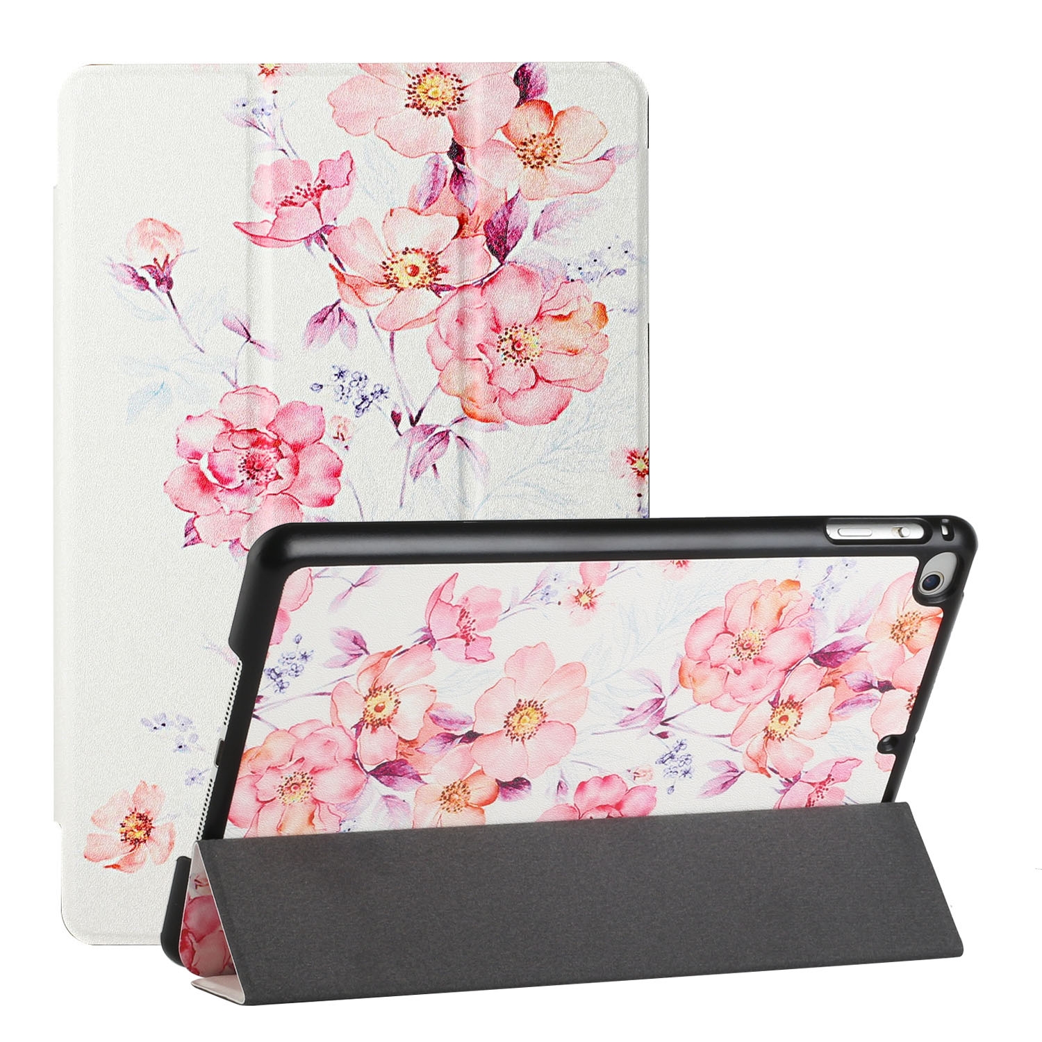 Silk Texture Colored Drawing Pattern Horizontal Flip Magnetic PU Leather Case with Three-folding Holder & Sleep / Wake-up Function For iPad mini 4 / mini (2019)(Camellia) Silk Texture Colored Drawing Pattern Horizontal Flip Magnetic PU Leather Case with Three-folding Holder & Sleep / Wake-up Function For iPad mini 4 / mini (2019)(Camellia)