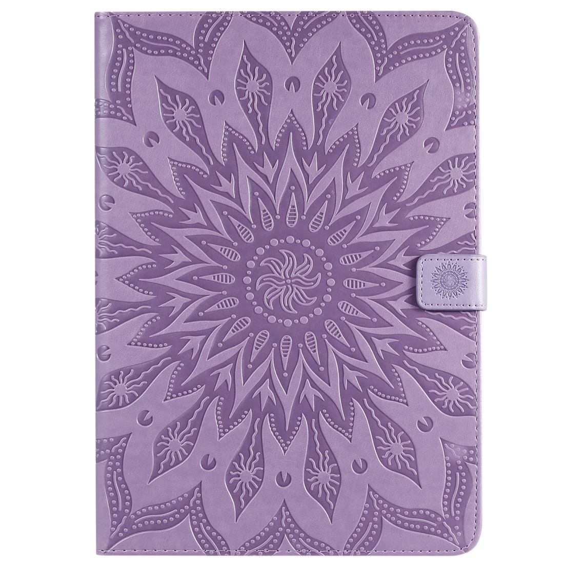 For iPad 10.2 / Pro 10.5 / Air 2019 Pressed Printing Sun Flower Pattern Horizontal Flip Leather Case with Holder & Card Slots & Wallet(Purple) For iPad 10.2 / Pro 10.5 / Air 2019 Pressed Printing Sun Flower Pattern Horizontal Flip Leather Case with Holder & Card Slots & Wallet(Purple)