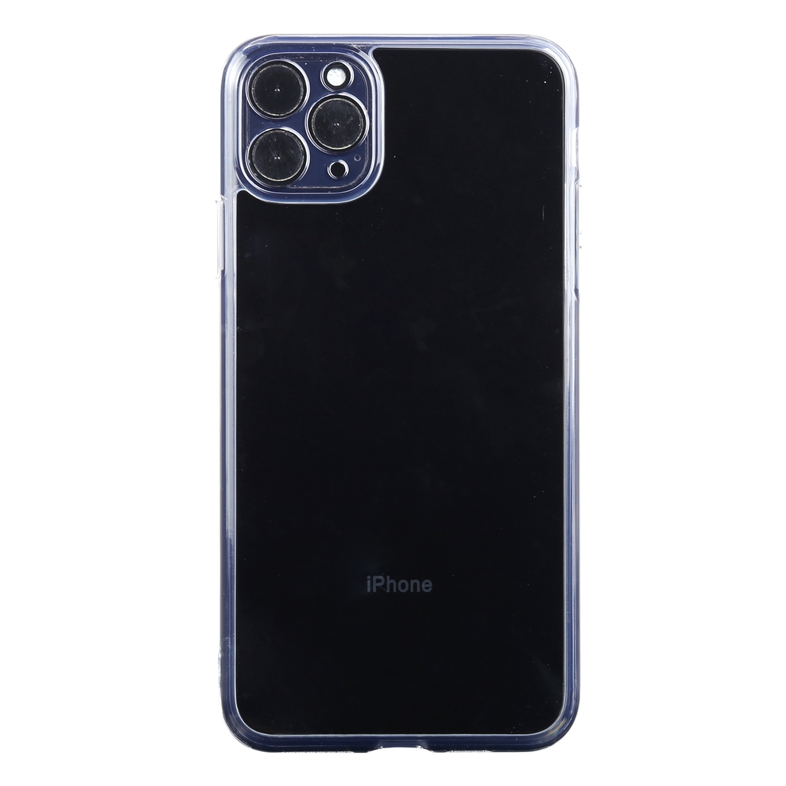 For iPhone 11 Pro Transparent Stepless Fine Hole Glass Protective Case For iPhone 11 Pro Transparent Stepless Fine Hole Glass Protective Case