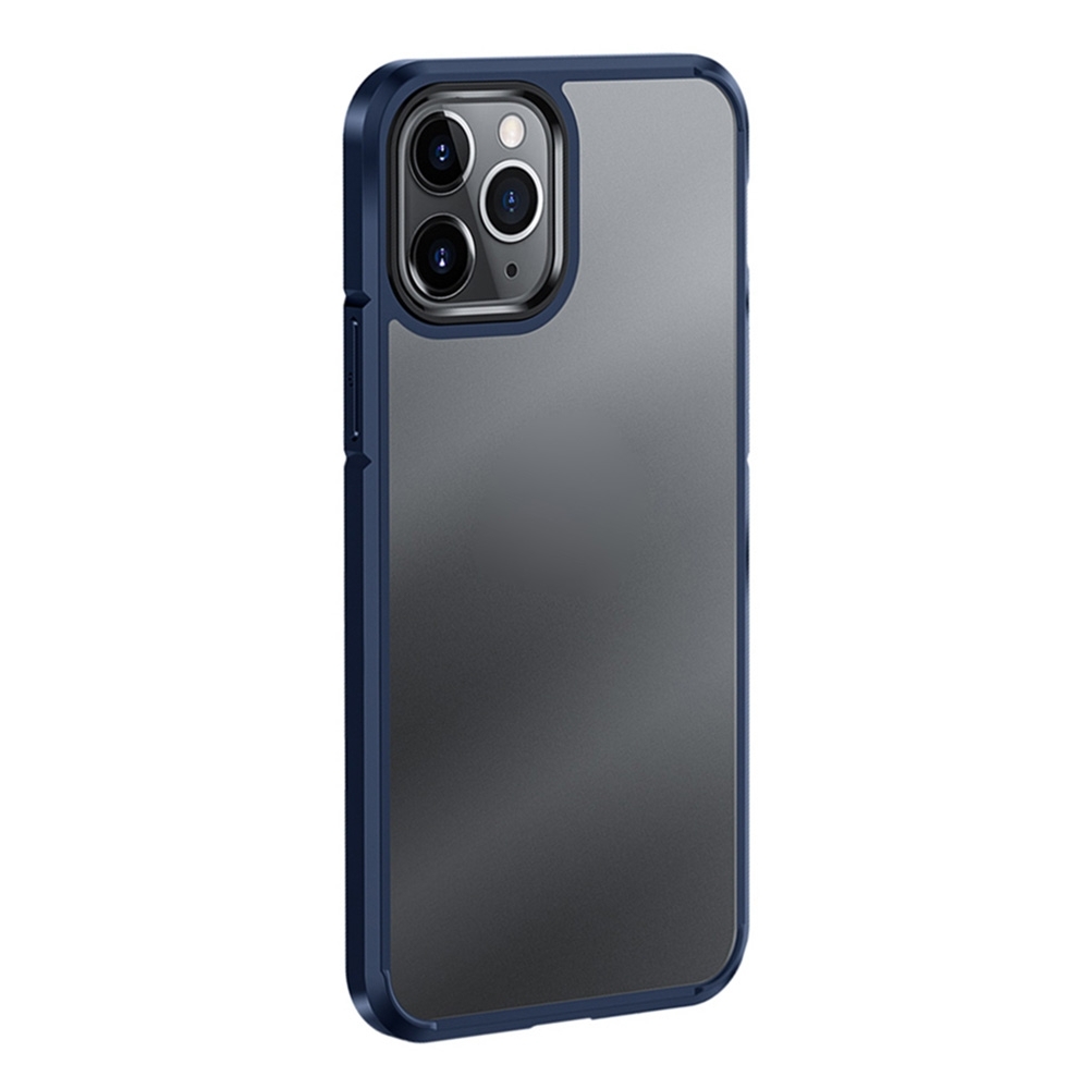 For iPhone 13 Pro Max wlons Ice-Crystal Matte PC+TPU Four-corner Airbag Shockproof Case (Blue) For iPhone 13 Pro Max wlons Ice-Crystal Matte PC+TPU Four-corner Airbag Shockproof Case (Blue)