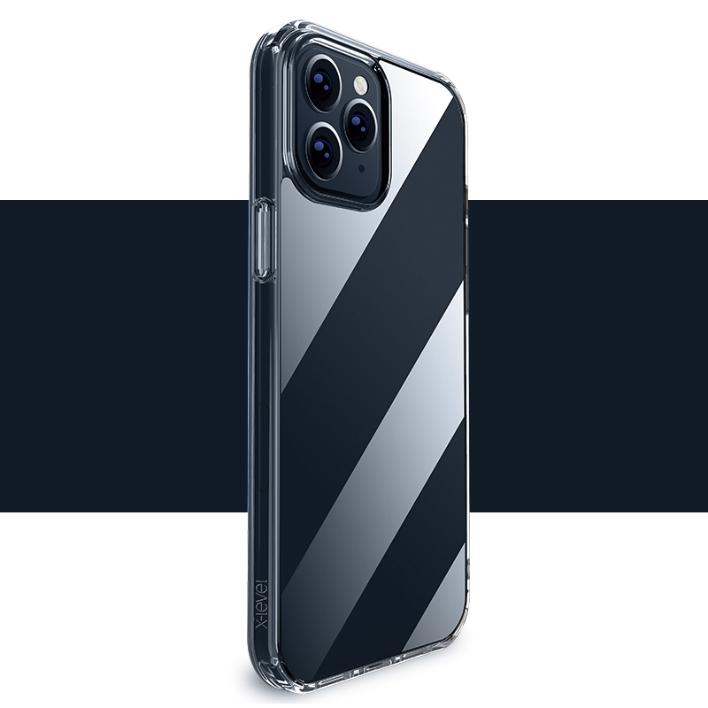 For iPhone 13 Pro Max X-level Space II Series Shockproof Transparent TPU + PC Protective Case (Transparent) For iPhone 13 Pro Max X-level Space II Series Shockproof Transparent TPU + PC Protective Case (Transparent)