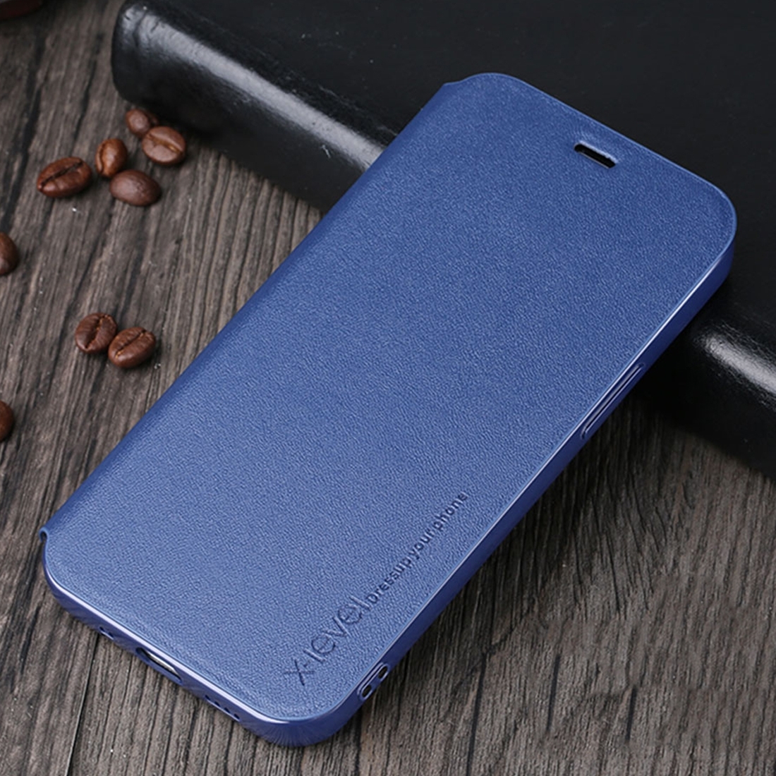 For iPhone 13 Pro Max X-level Fib Color Series Ultra Thin PU + TPU Horizontal Flip Leather Case with Holder (Blue) For iPhone 13 Pro Max X-level Fib Color Series Ultra Thin PU + TPU Horizontal Flip Leather Case with Holder (Blue)