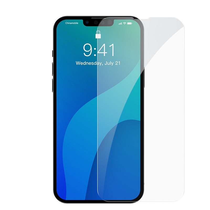 For iPhone iPhone 13 Pro Max 2pcs Baseus CW-YMS 0.3mm Full-glass Super Porcelain Crystal Tempered Glass Film For iPhone iPhone 13 Pro Max 2pcs Baseus CW-YMS 0.3mm Full-glass Super Porcelain Crystal Tempered Glass Film