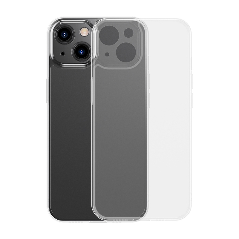 For iPhone 13 mini Baseus Frosted Glass + TPU Shockproof Protective Case (Transparent) For iPhone 13 mini Baseus Frosted Glass + TPU Shockproof Protective Case (Transparent)