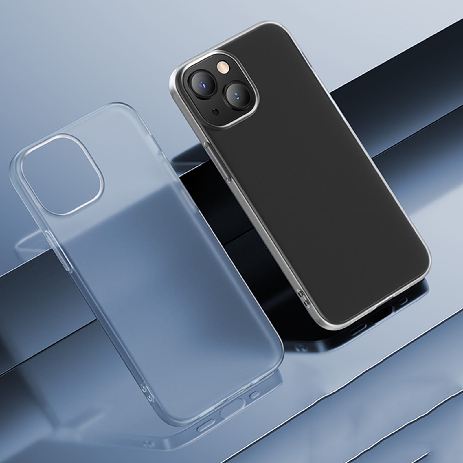 For iPhone 13 mini Benks Ultra-thin Electroplating Froested Protective Case (Transparent) For iPhone 13 mini Benks Ultra-thin Electroplating Froested Protective Case (Transparent)