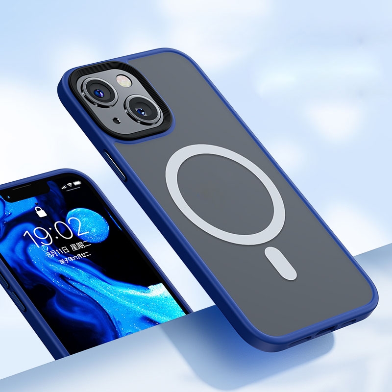 For iPhone 13 mini Benks Froested Skin Feeling Magnetic Shockproof Protective Case (Blue) For iPhone 13 mini Benks Froested Skin Feeling Magnetic Shockproof Protective Case (Blue)