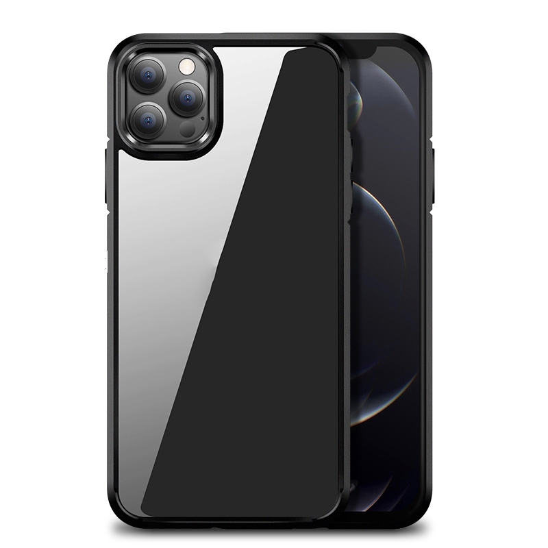 For iPhone 13 Pro Max X-level Ice Crystal Shockproof TPU + PC Protective Case (Black) For iPhone 13 Pro Max X-level Ice Crystal Shockproof TPU + PC Protective Case (Black)