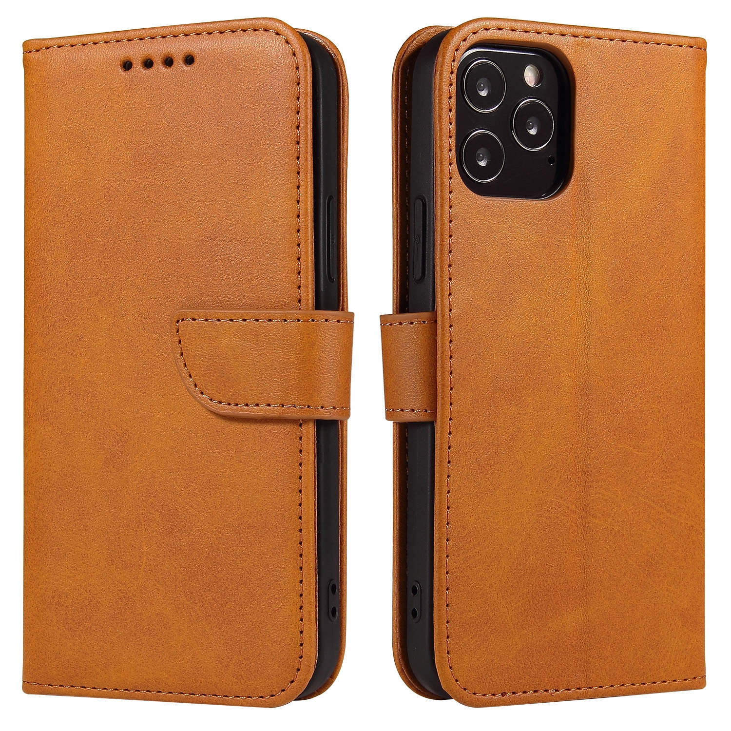 For iPhone 13 mini Calf Texture Buckle Horizontal Flip Leather Case with Holder & Card Slots & Wallet (Khaki) For iPhone 13 mini Calf Texture Buckle Horizontal Flip Leather Case with Holder & Card Slots & Wallet (Khaki)