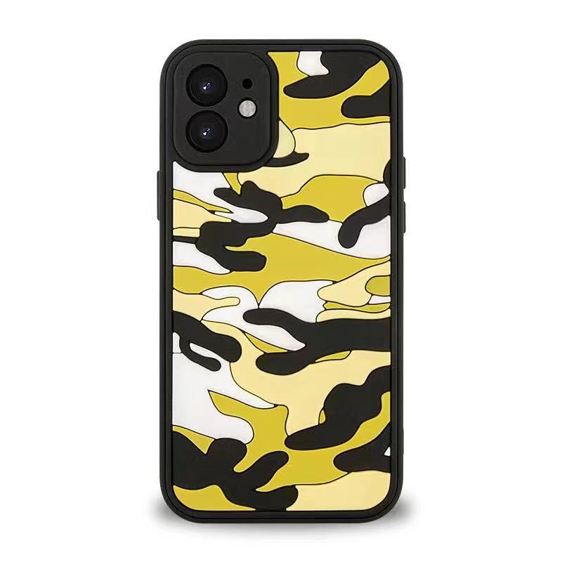 For iPhone 11 Camouflage Clouds Embossed Skin Feel Silicone Shockproof Case (Yellow) For iPhone 11 Camouflage Clouds Embossed Skin Feel Silicone Shockproof Case (Yellow)