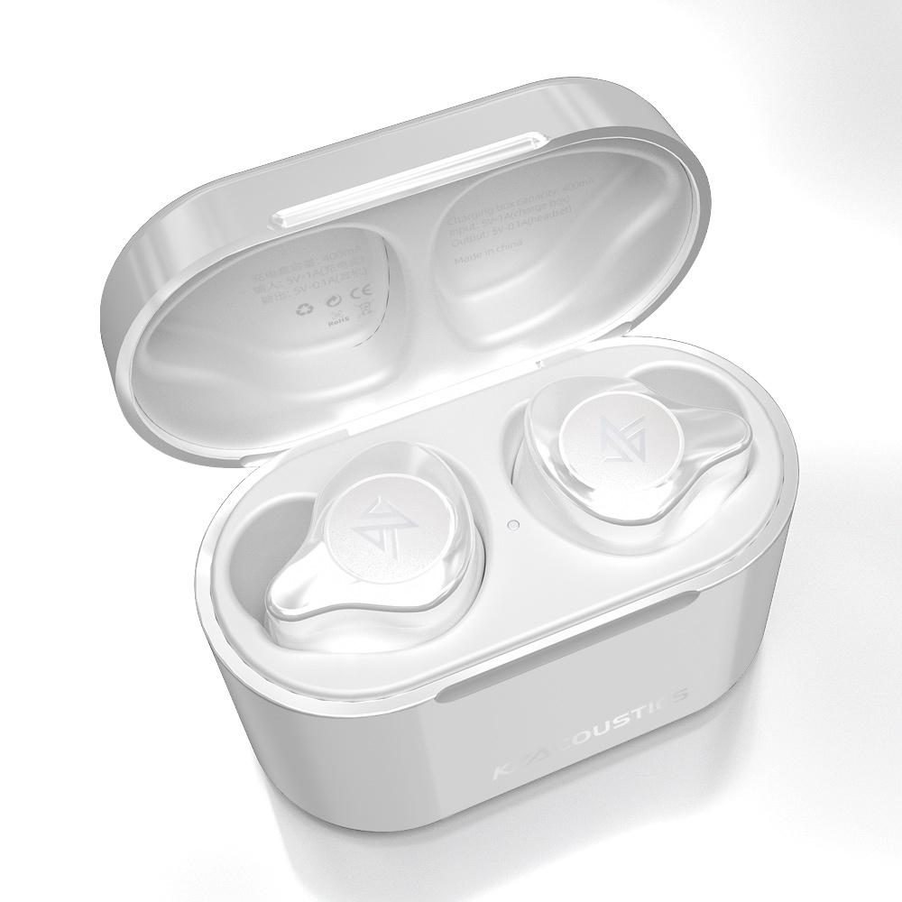 KZ S2 1DD+1BA Hybrid Technology Wireless Bluetooth Sports In-ear TWS Earphone(White) KZ S2 1DD+1BA Hybrid Technology Wireless Bluetooth Sports In-ear TWS Earphone(White)