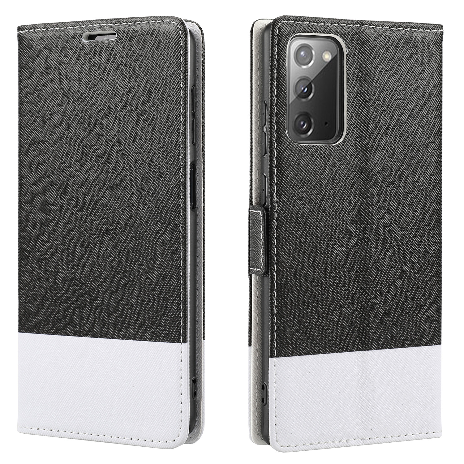 For Samsung Galaxy Note20 Cross Texture Magnetic Horizontal Flip Leather Case with Card Slots & Holder & Wallet(Black) For Samsung Galaxy Note20 Cross Texture Magnetic Horizontal Flip Leather Case with Card Slots & Holder & Wallet(Black)