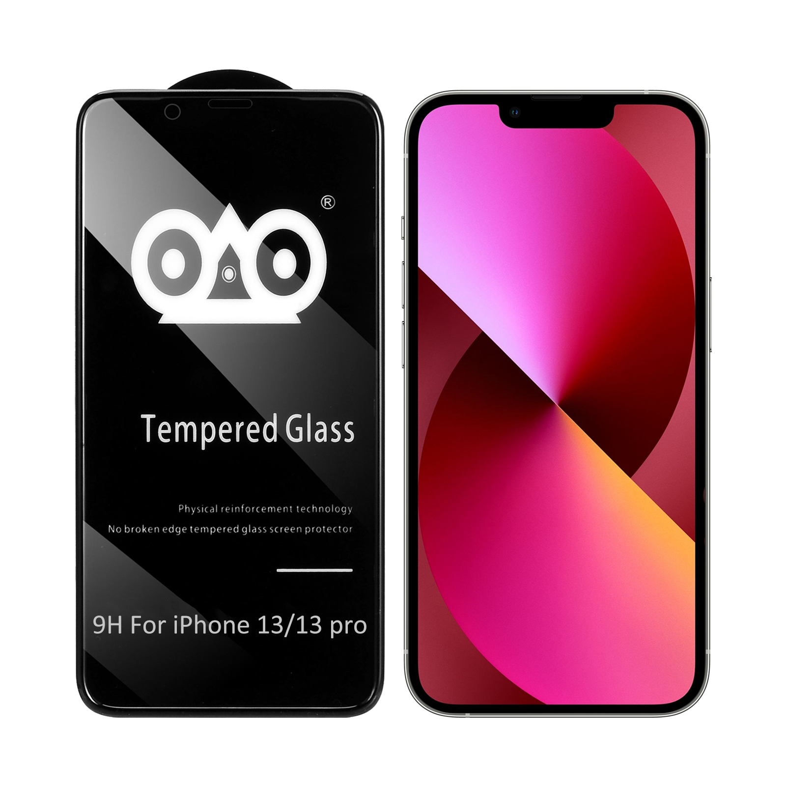 For iPhone 13 / 13 Pro Shockproof Anti-breaking Edge Airbag Tempered Glass Film For iPhone 13 / 13 Pro Shockproof Anti-breaking Edge Airbag Tempered Glass Film