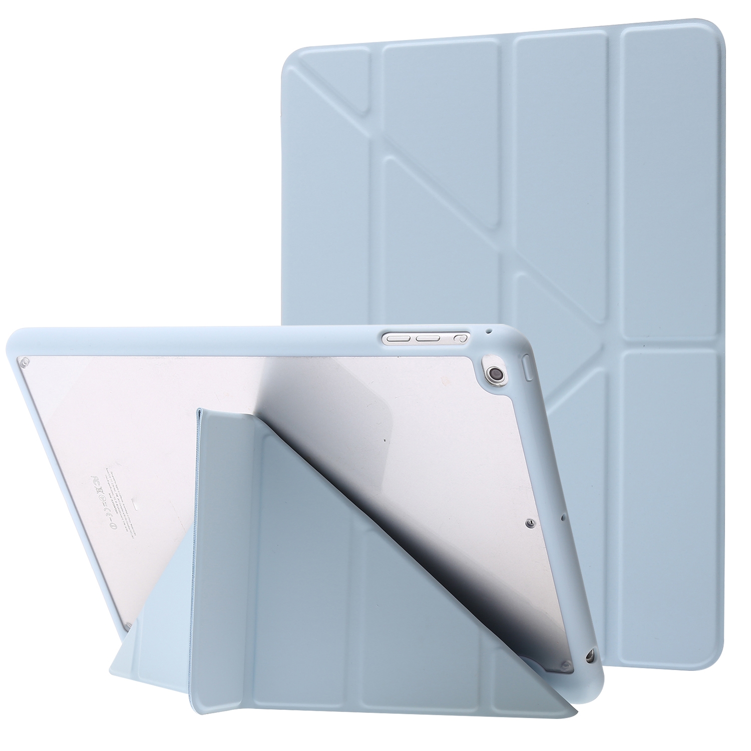 Deformation Acrylic Smart Leather Tablet Case For iPad 9.7 2017 / 2018 / Air / Air 2 / Pro 9.7(Baby Blue) Deformation Acrylic Smart Leather Tablet Case For iPad 9.7 2017 / 2018 / Air / Air 2 / Pro 9.7(Baby Blue)