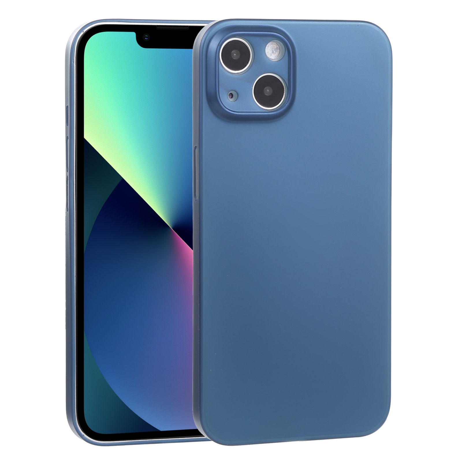 For iPhone 13 mini Camera Precision Hole PP Protective Case (Blue) For iPhone 13 mini Camera Precision Hole PP Protective Case (Blue)