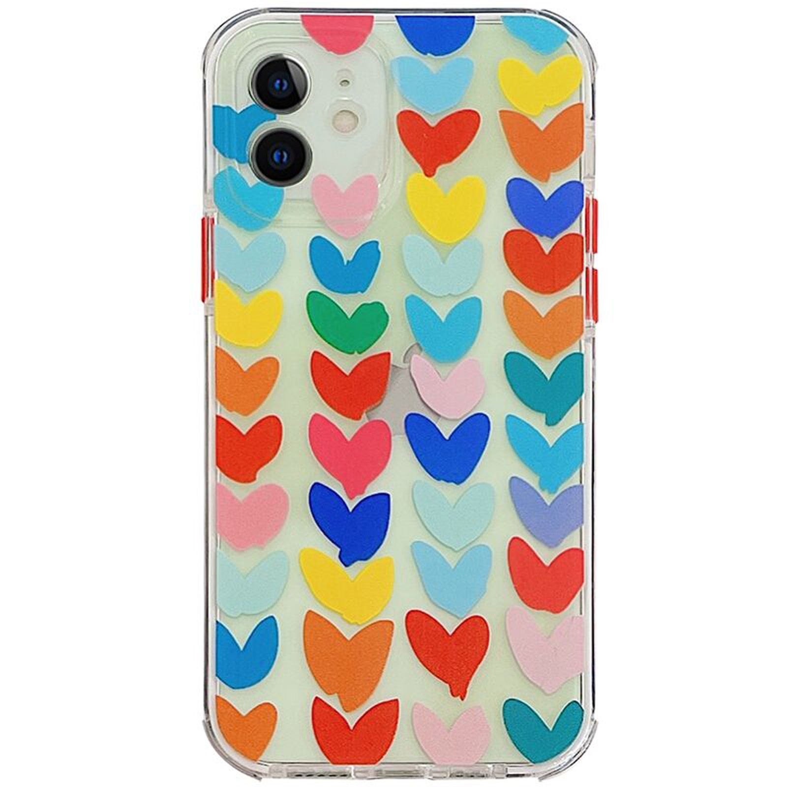 For iPhone 12 Pro Max Shockproof TPU Pattern Protective Case(Camouflage Small Love)