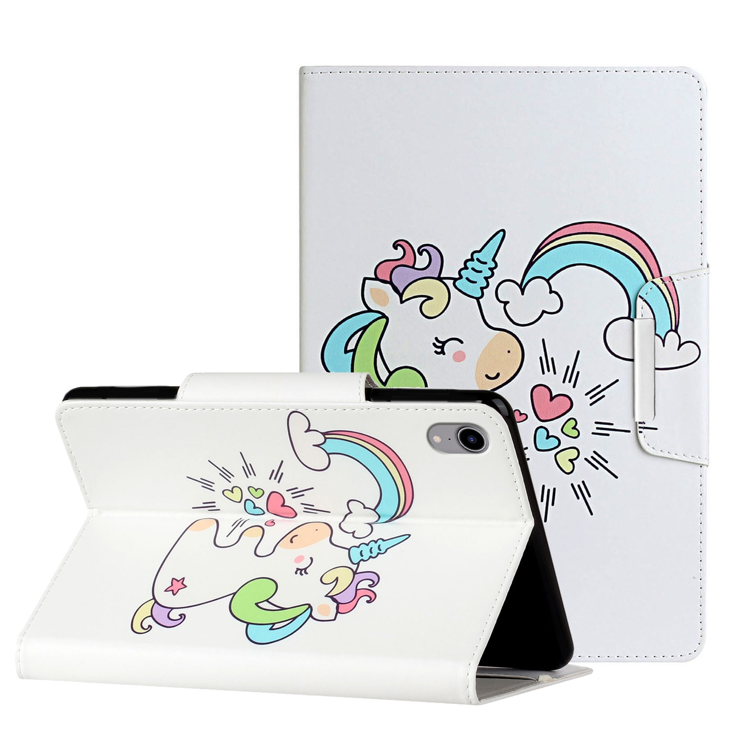 For iPad mini 6 Painted Pattern Horizontal Flip Leather Tablet Case with Holder(Sideways Unicorn) For iPad mini 6 Painted Pattern Horizontal Flip Leather Tablet Case with Holder(Sideways Unicorn)