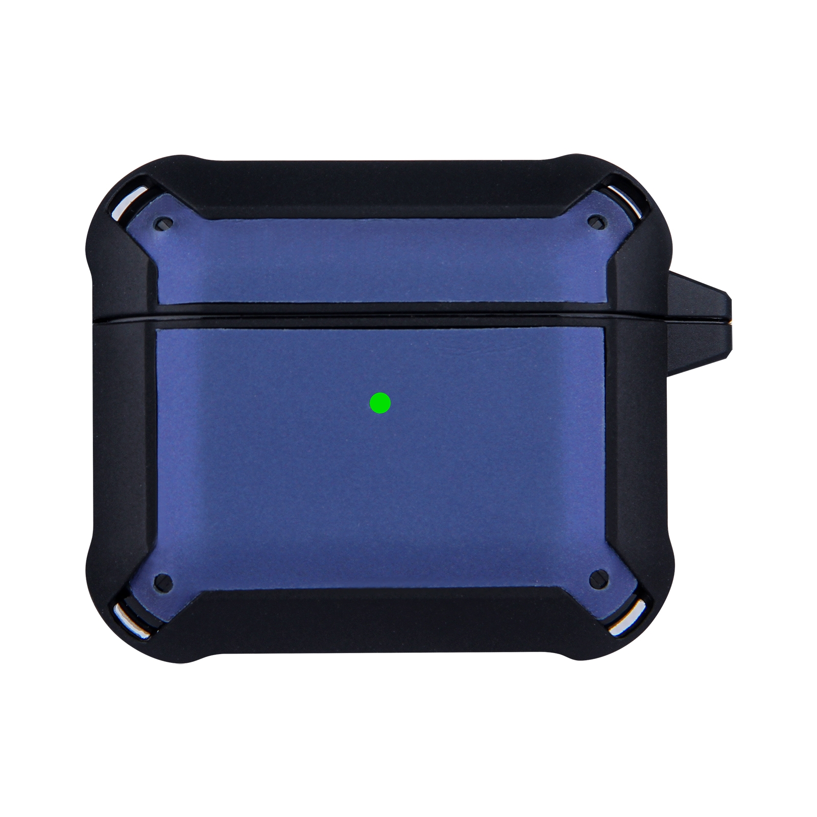 Bumblebee Stick Leather Earphone Protective Case with Hook for AirPods 3(Royal Blue) Bumblebee Stick Leather Earphone Protective Case with Hook for AirPods 3(Royal Blue)
