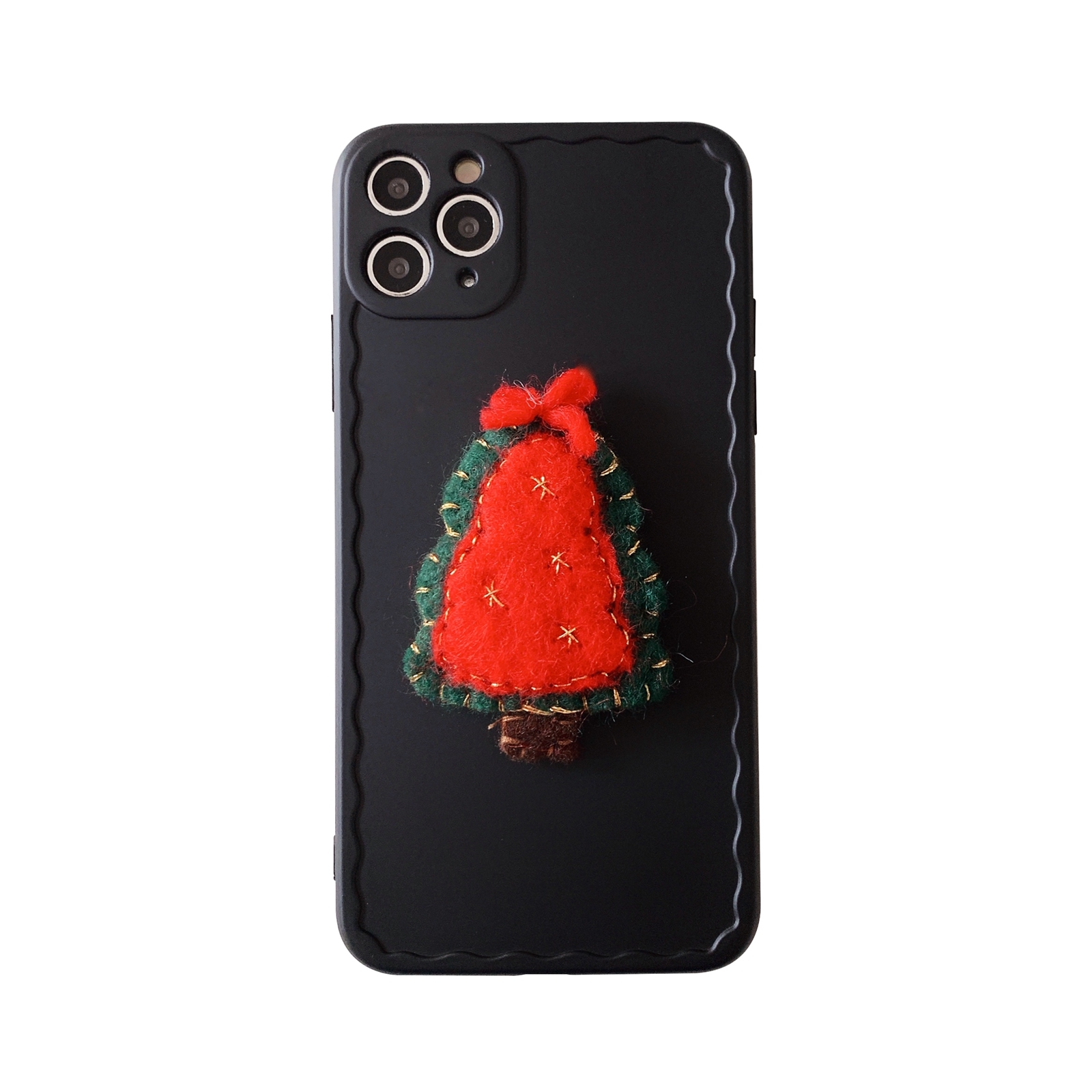 For iPhone 11 Christmas Tree Wave Shockproof TPU Protective Case (Black) For iPhone 11 Christmas Tree Wave Shockproof TPU Protective Case (Black)