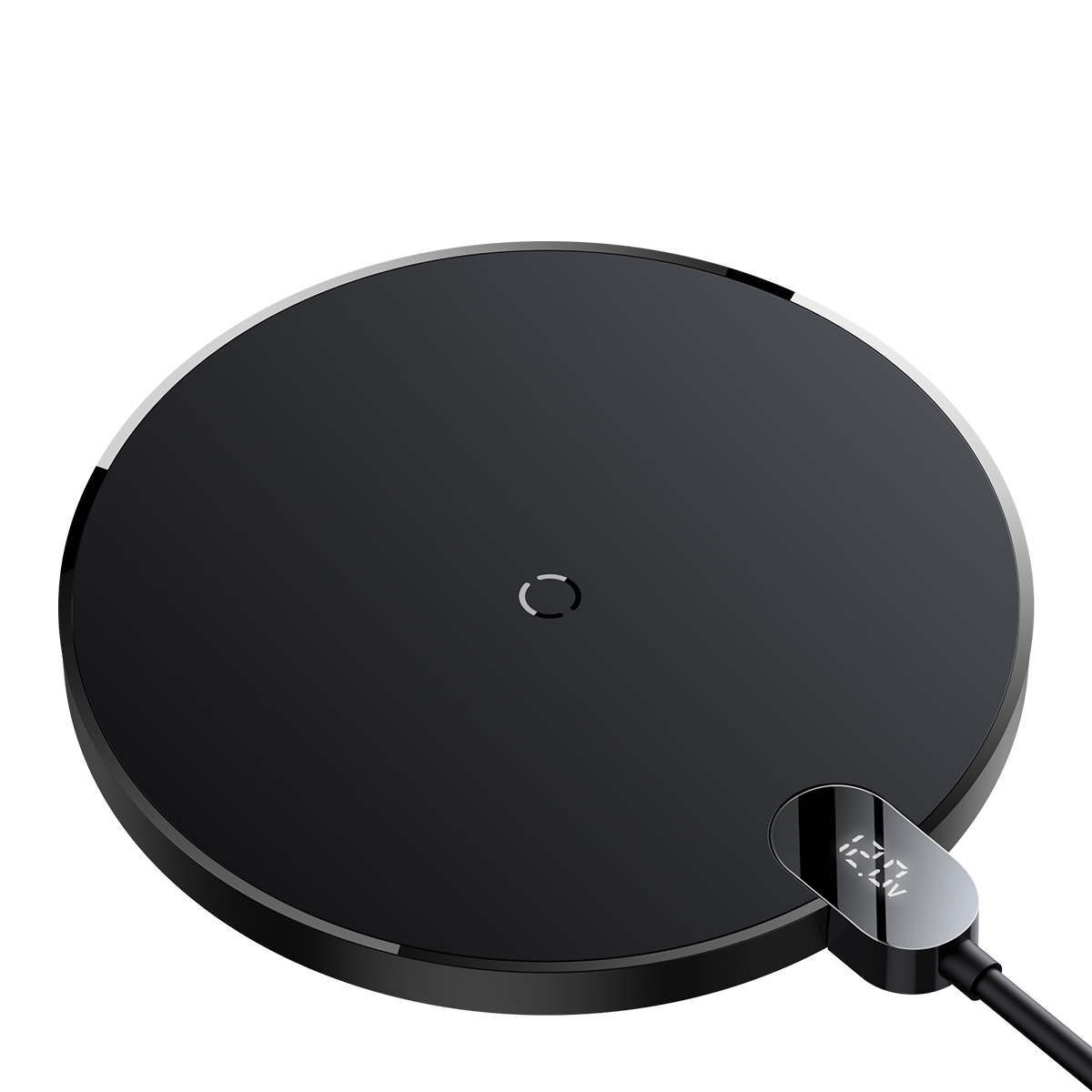 Baseus CCED000001 15W Digital LED Display Gen 2 Wireless Charger(Black) Baseus CCED000001 15W Digital LED Display Gen 2 Wireless Charger(Black)