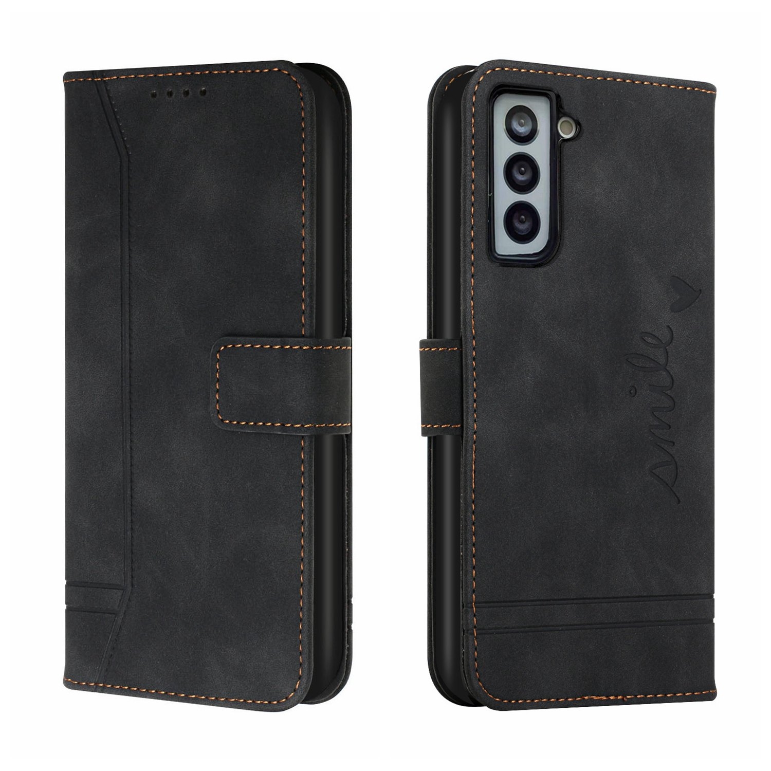 For Samsung Galaxy S22 Retro Skin Feel Horizontal Flip Soft TPU + PU Leather Case(Black) For Samsung Galaxy S22 Retro Skin Feel Horizontal Flip Soft TPU + PU Leather Case(Black)