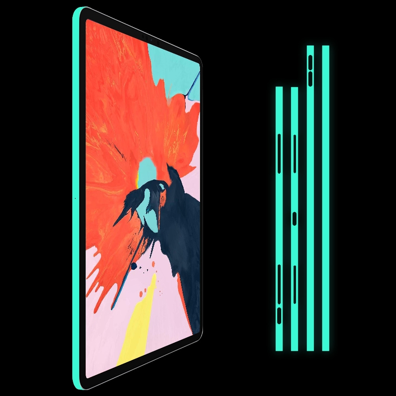 Tablet Side Frame Luminous Protective Film For iPad Pro 12.9 inch 2018 4G Version Tablet Side Frame Luminous Protective Film For iPad Pro 12.9 inch 2018 4G Version